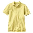 Boys 8-20 Husky Chaps Solid Pique School Uniform Polo, Boy's, Size: M Husky, Yellow Oth