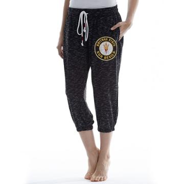 Women's Concepts Sport Arizona State Sun Devils Backboard Capri Pants, Size: Large, Grey (charcoal)