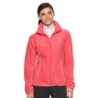 Women's Columbia Three Lakes Fleece Jacket, Size: Large, Light Red