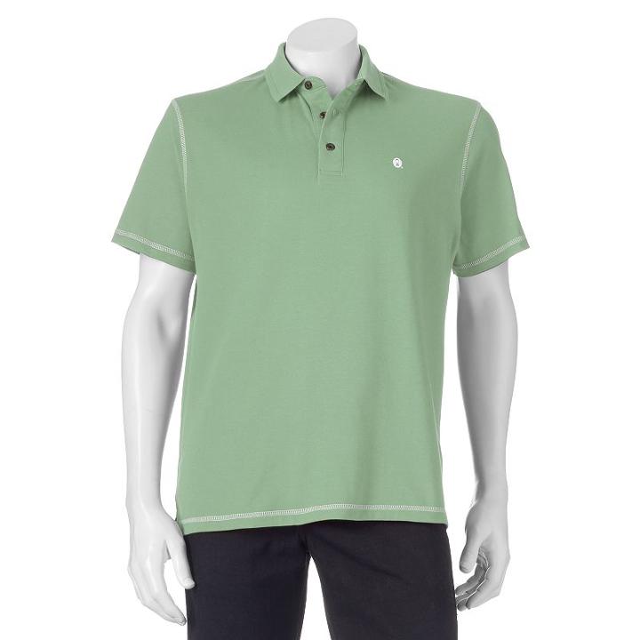 Men's Coleman Classic-fit Solid Performance Polo, Size: Xl, Lt Green