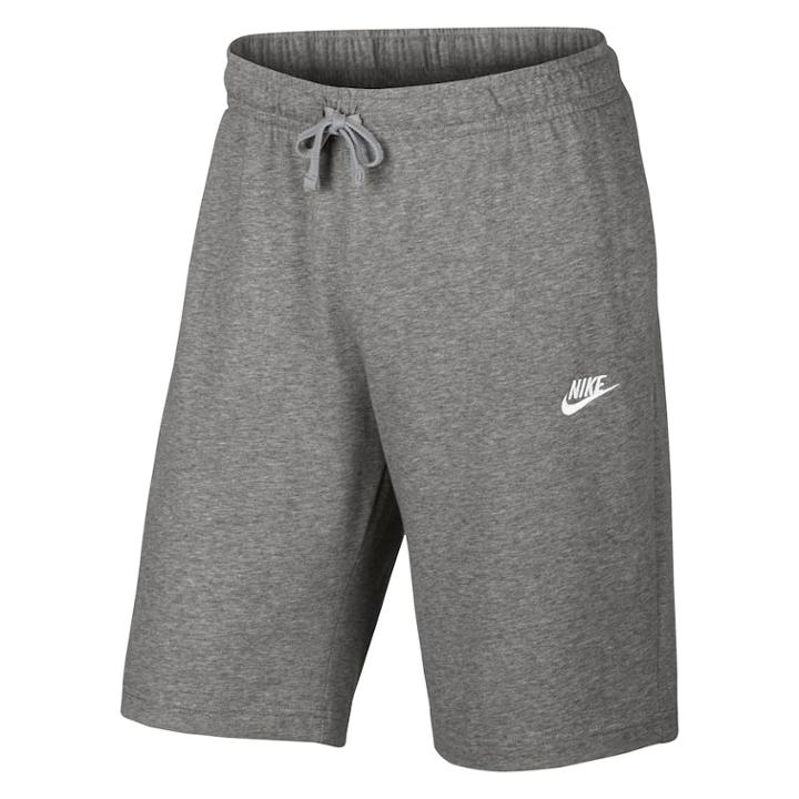 Men's Nike Club Jersey Shorts, Size: Medium, Grey