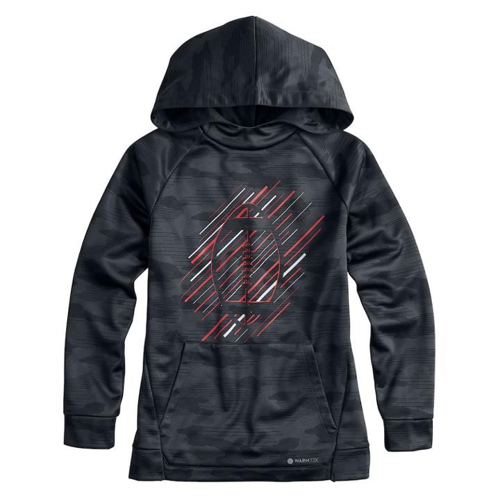 Boys 8-20 Tek Gear&reg; Performance Graphic Hoodie, Size: Medium, Oxford