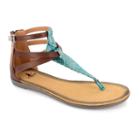 Corkys Fisherman Women's Sandals, Size: 10, Turquoise/blue (turq/aqua)