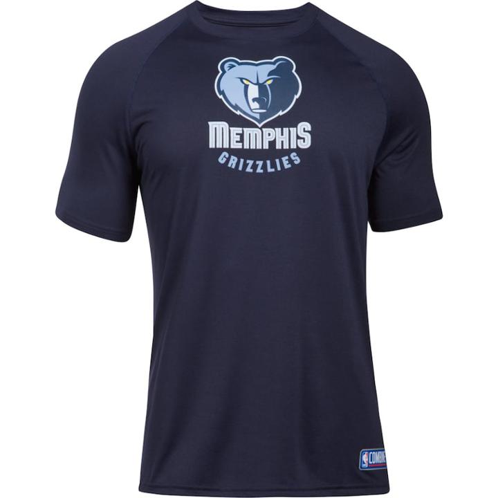 Men's Under Armour Memphis Grizzlies Primary Logo Tech Tee, Size: Xl, Grz Navy