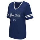 Women's Campus Heritage Penn State Nittany Lions Fair Catch Football Tee, Size: Xxl, Blue Other