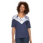 Women's Columbia Daisy Fields Tie-dye V-neck Tee, Size: Xs, Purple Oth