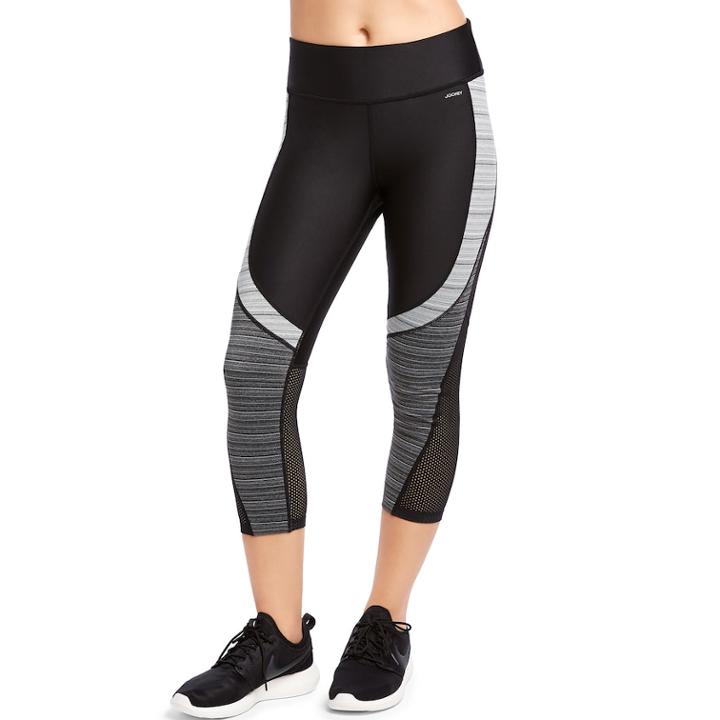 Women's Jockey Sport Stride Capri Leggings, Size: Xl, Oxford