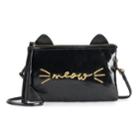 T-shirt & Jeans Meow Convertible Crossbody Bag, Women's, Black