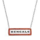 Cincinnati Bengals Bar Link Necklace, Women's, Size: 18, Orange