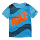 Boys 4-7 Nike Wavy Mesh Graphic Tee, Size: 6, Turquoise/blue (turq/aqua)