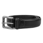 Men's Haggar Contrast-stitching Belt, Size: 36, Black