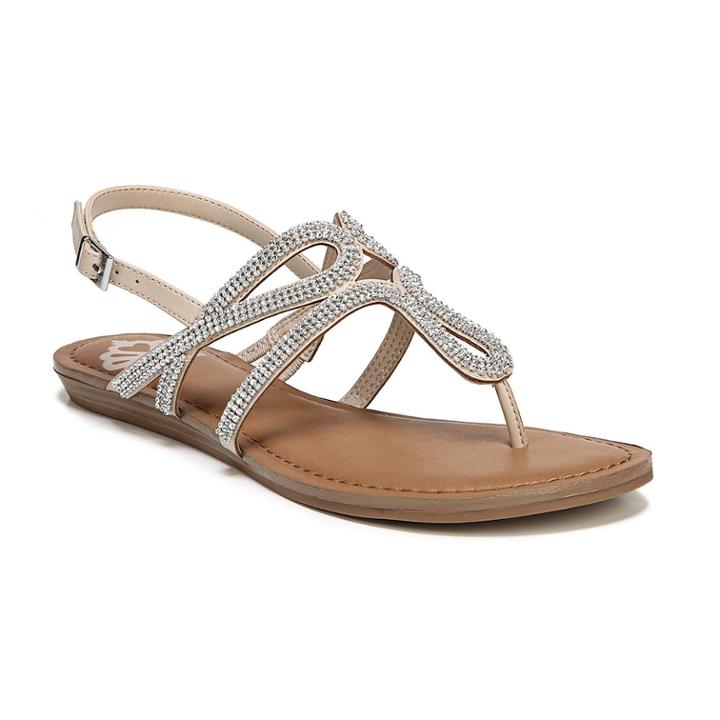 Fergalicious Shimmer Women's Sandals, Size: Medium (6), Beig/green (beig/khaki)