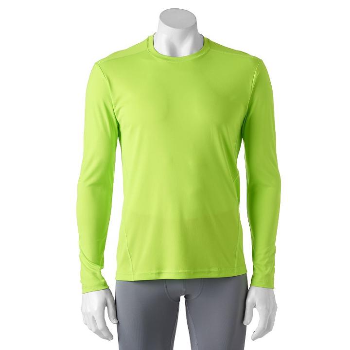 Men's Adidas Ultratech Climalite Base Layer Tee, Size: Xl, Green