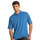 Men's Antigua Pique Performance Golf Polo, Size: 3xl, Light Blue