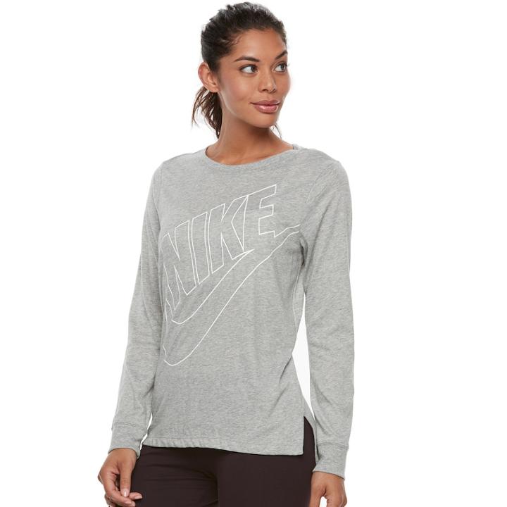 Women's Nike Sportswear Top, Size: Small, Grey Other