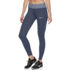 Women's Nike Power Essential Running Tights, Size: Xl, Blue Other