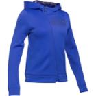 Girls 7-16 Under Armour Asymmetrical Fleece Full-zip Hoodie, Size: Large, 984 Blue Infinity