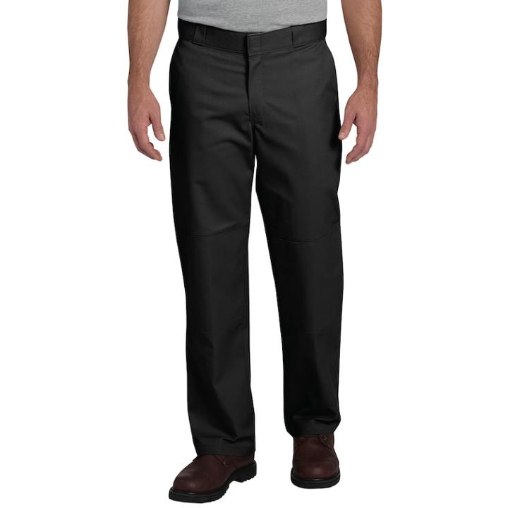Men's Dickies Relaxed Straight-leg Work Pants, Size: 32x34, Black