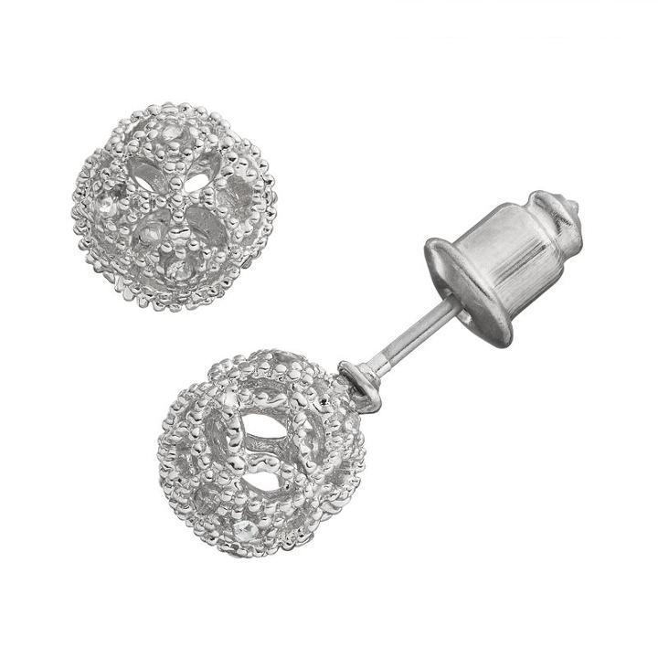 Lc Lauren Conrad Filigree Ball Stud Earrings, Women's, Ovrfl Oth