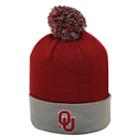Adult Top Of The Wold Oklahoma Sooners Knit Pom Pom Hat, Adult Unisex, Med Red