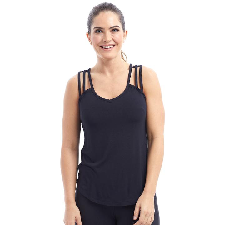 Women's Balance Collection Teva Strappy Tank, Size: Xl, Black