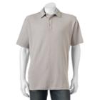 Men's Woolrich Tall Pine Classic-fit Slubbed Polo, Size: Medium, Med Grey