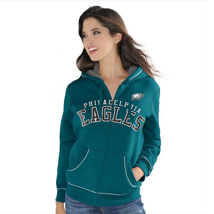 Women's Philadelphia Eagles Audible Hoodie, Size: Small, Green
