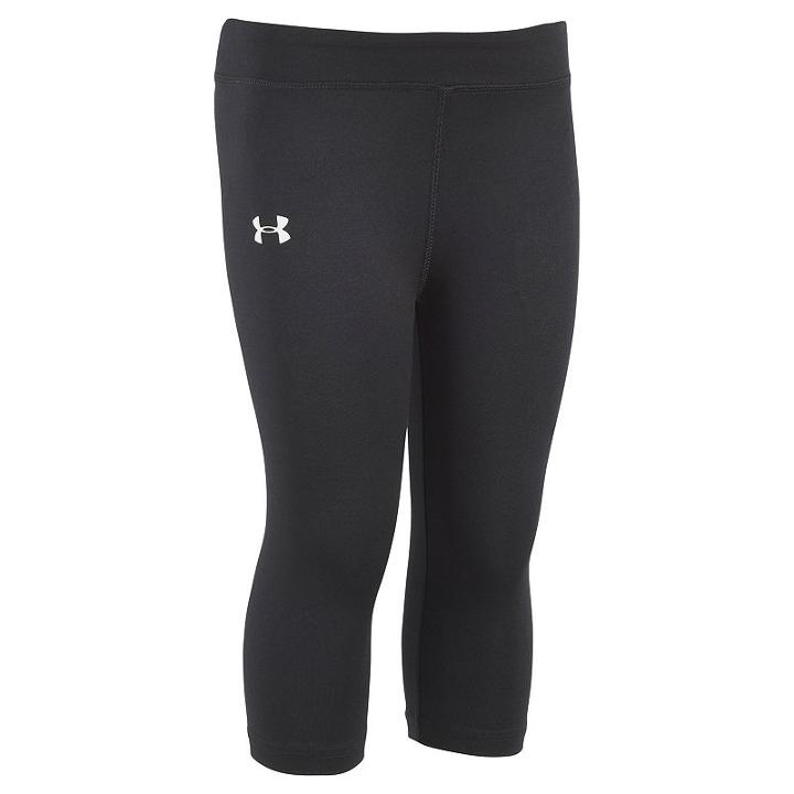 Girls 4-6x Under Armour Black Capri Leggings, Girl's, Size: 6x