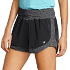 Women's Champion Sport Short 6 Workout Shorts, Size: Small, Black