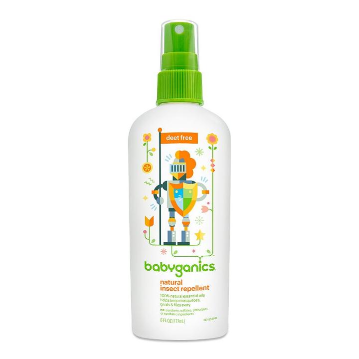 Babyganics 6-oz. Deet-free Insect Repellent, White