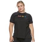 Plus Size Nike Just Do It Tee, Women's, Size: 2xl, Grey (charcoal)