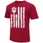 Men's Campus Heritage Indiana Hoosiers Flag Tee, Size: Medium, Dark Red