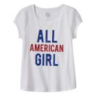 Girls 7-16 & Plus Size So&reg; Patriotic Tee, Girl's, Size: 18 1/2, Natural