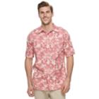Big & Tall Croft & Barrow&reg; Regular-fit Crosshatch Button-down Shirt, Men's, Size: 4xb, Med Pink
