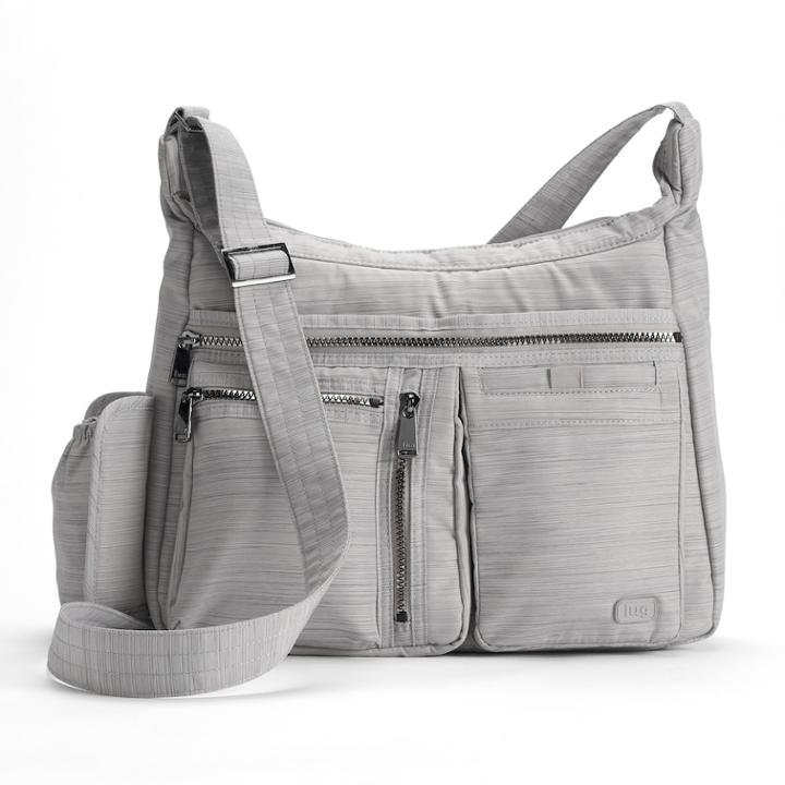 Lug Double Dutch Crossbody Bag, Women's, Silver