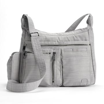 Lug Double Dutch Crossbody Bag, Women's, Silver
