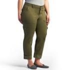 Plus Size Lee Brinley Modern-fit Cargo Pants, Women's, Size: 25 - Regular, Green Oth