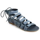Journee Collection Cleo Women's Gladiator Sandals, Size: Medium (8), Med Blue