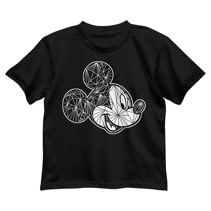 Disney's Mickey Mouse Boys 4-7 Graph Tee, Boy's, Size: 4, Black