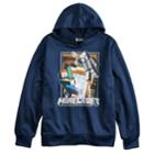 Boys 8-20 Minecraft Haunted Mansion Hoodie, Size: Large, Blue (navy)