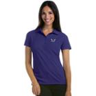 Women's Antigua Charlotte Hornets Pique Xtra-lite Polo, Size: Large, Drk Purple