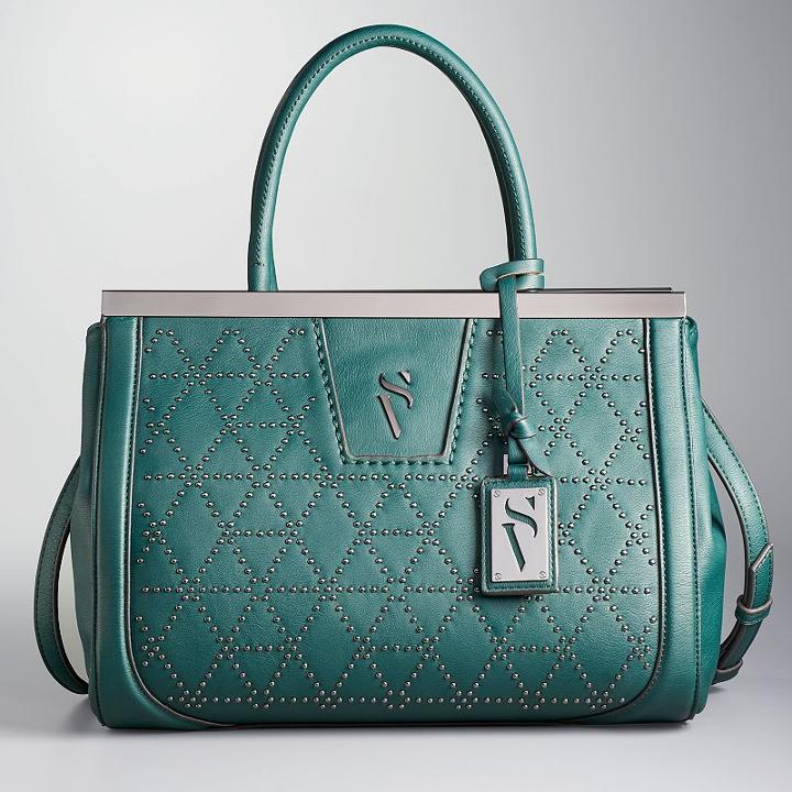 Simply Vera Vera Wang Midnight Satchel, Women's, Green
