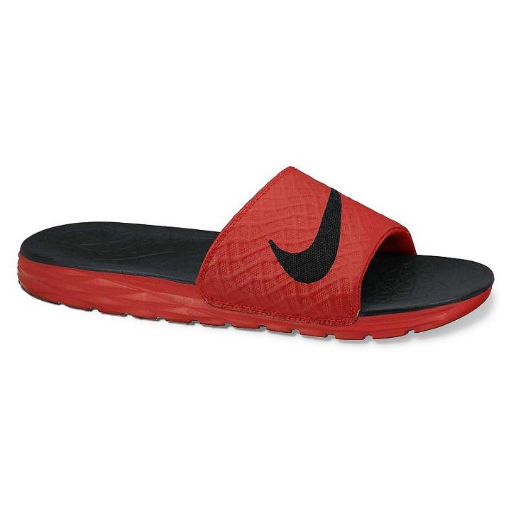 Nike Benassi Solarsoft Slide 2 Men's Sandals, Size: 12, Red