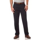Men's Chaps Classic-fit Twill Flat-front Pants, Size: 36x34, Blue (navy)