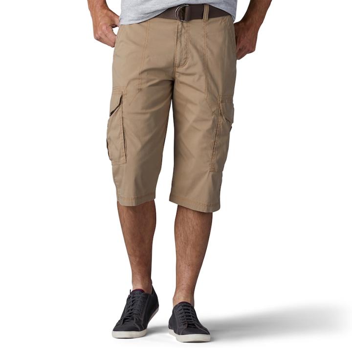 Men's Lee Sur Cargo Shorts, Size: 33, Lt Beige