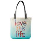 Love This Life Dip-dyed Tote, Women's, Blue Other