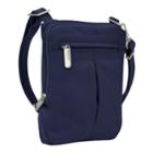 Travelon Anti-theft Classic Slim Mini Crossbody Bag, Women's, Blue