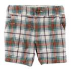 Boys 4-8 Carter's Plaid Twill Shorts, Size: 6, Ovrfl Oth