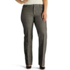 Plus Size Lee Maddie Freedom Trouser Pants, Women's, Size: 20w Petite, Grey (charcoal)