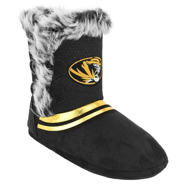 Women's Missouri Tigers Mid-high Faux-fur Boots, Size: Small, Black